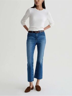 Ag Adriano Goldschmied Farrah Boot Crop Jeans 27